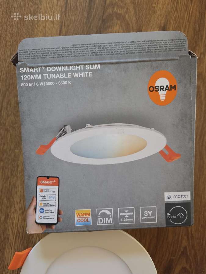 Osram Smart+ Downlight Slim 120mm (Tunable White) - nuotraukos Nr. 5