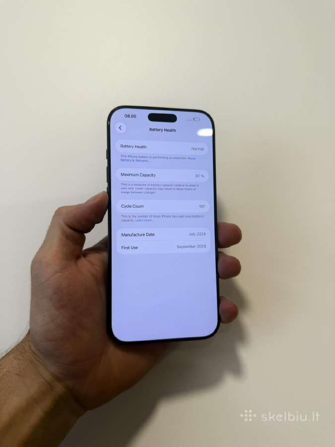 iPhone 16 Pro Max 256 - nuotraukos Nr. 2
