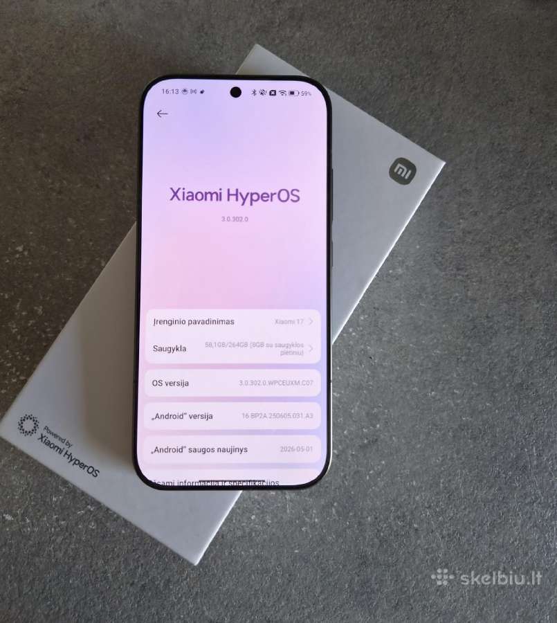 Xiaomi 17 12/256gb Black - nuotraukos Nr. 2
