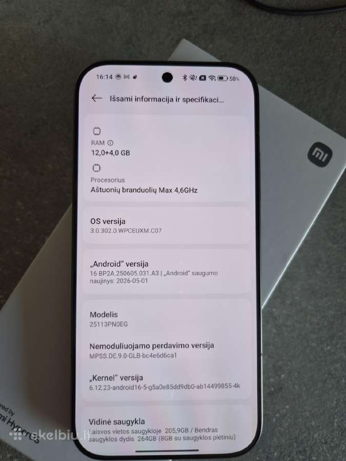 Xiaomi 17 12/256gb Black - nuotraukos Nr. 3