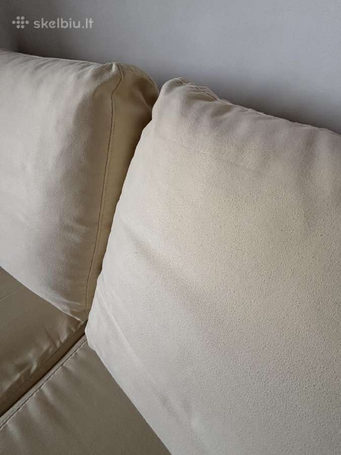 Italų gamybos sofa su 2 dideliais pufais - nuotraukos Nr. 6