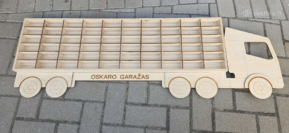 Lentynėlė medinė-garažas - nuotraukos Nr. 3