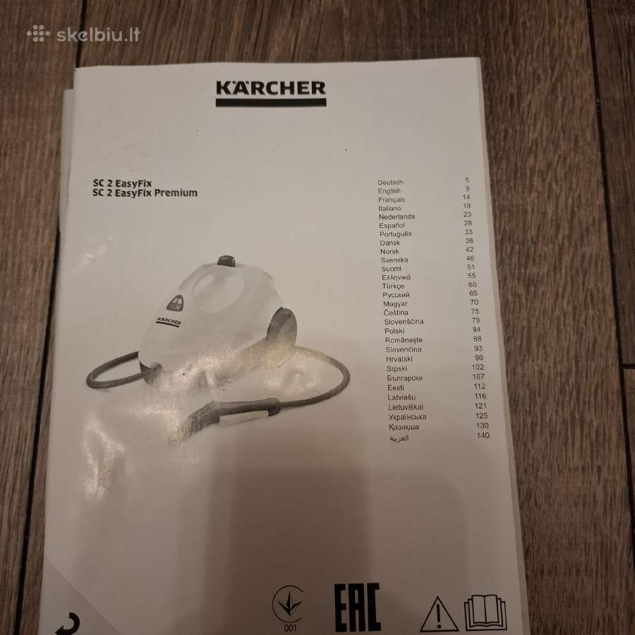 Parduodu karcher sc2 Easyfix - nuotraukos Nr. 3