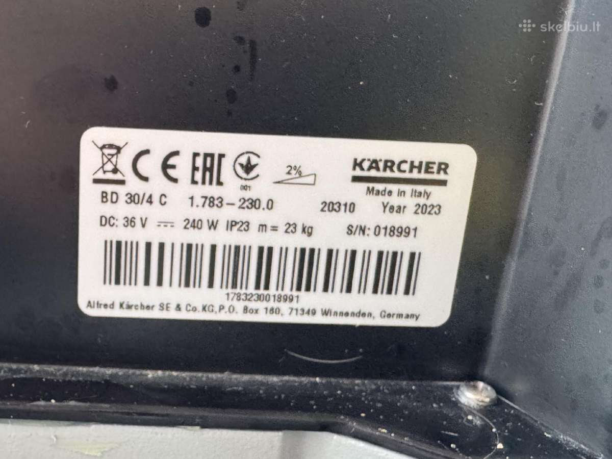 Karcher pramoninis grindu plovimo siurblys - nuotraukos Nr. 2