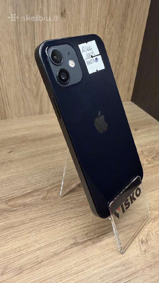 Labai tvarkingas iPhone 12 128gb Baterija 100% - nuotraukos Nr. 3
