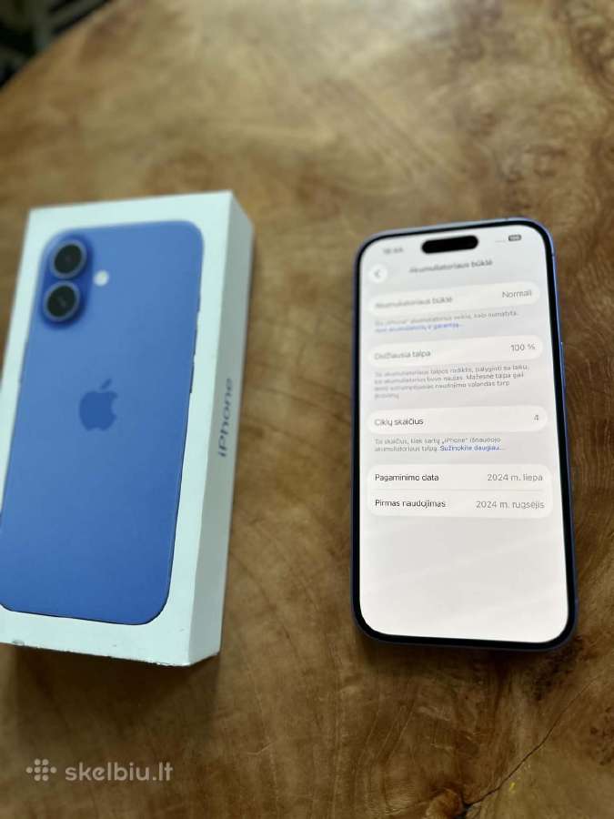 iPhone 16 128gb - nuotraukos Nr. 10