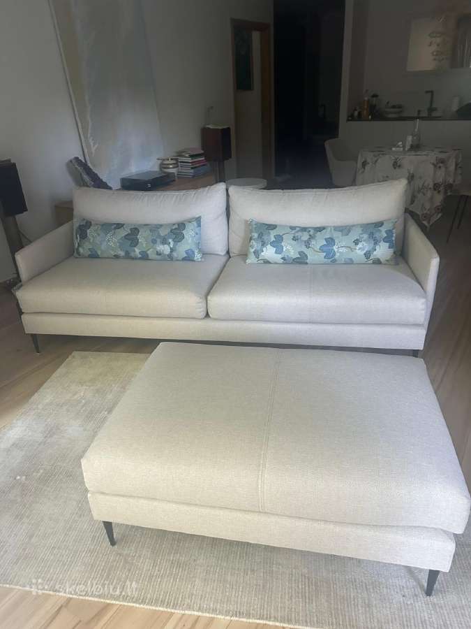 Sofa su pufu - nuotraukos Nr. 5
