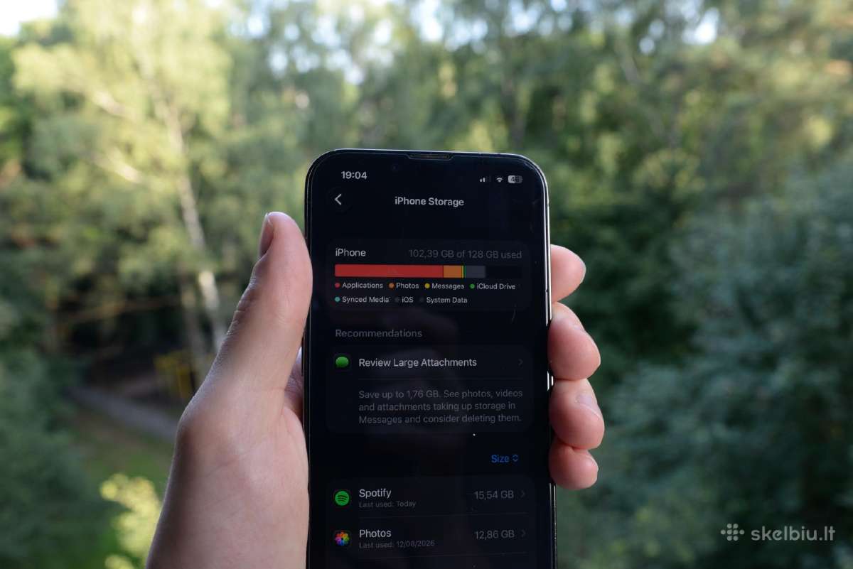 iPhone 13 Pro Baterija 97% - nuotraukos Nr. 10