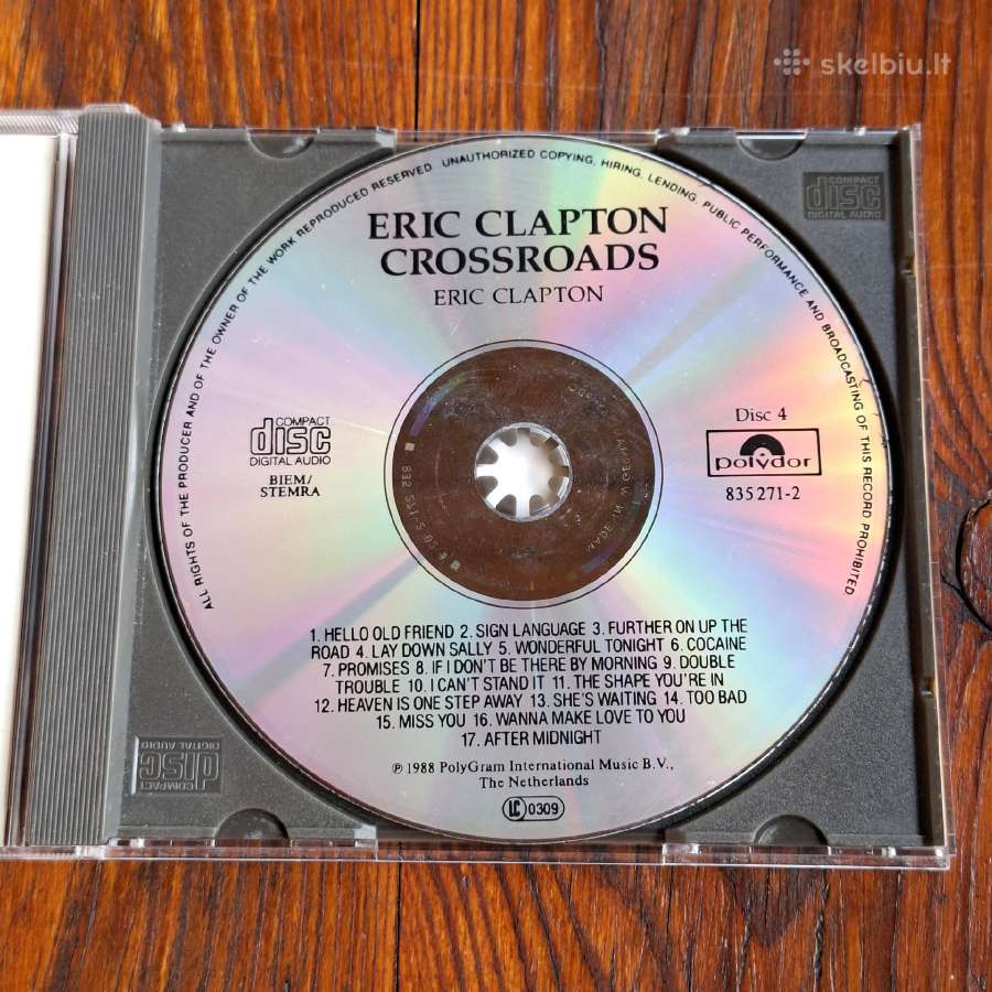 Eric Clapton - Cross Road (Disc4) CD albumas - nuotraukos Nr. 3