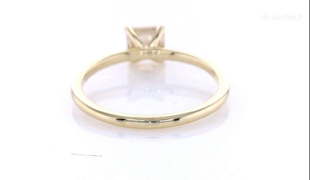 0,90 ct Vvs2 šampaninės spalvos deimanto žiedas - nuotraukos Nr. 5