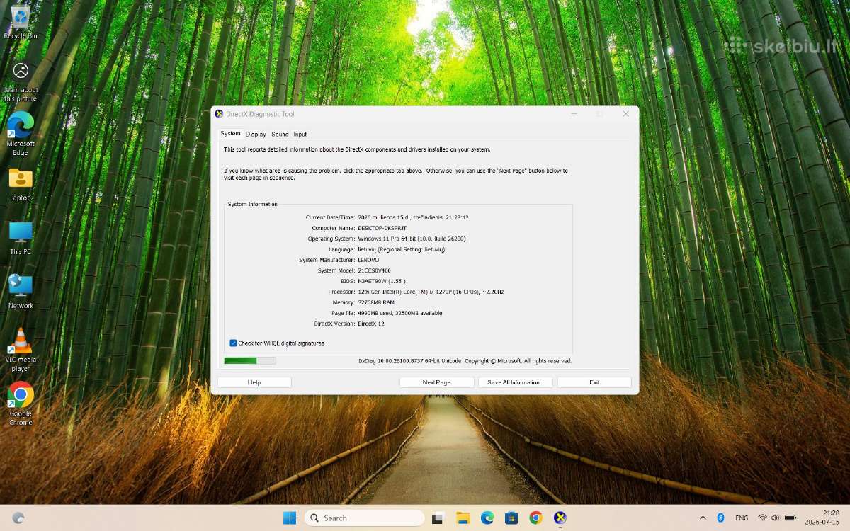 Lenovo X1 Carbon 10th i7-1270p 32gb 512ssd 5G sim - nuotraukos Nr. 8