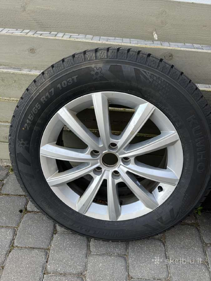 VW Tiguan R17 ratlankiai su žieminėmis padangomis - nuotraukos Nr. 4