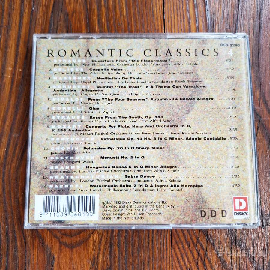 Various - Romantic Classics 4 (CD, rinkinys) - nuotraukos Nr. 2