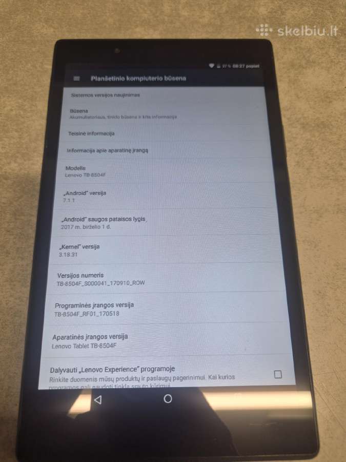 Lenovo TB-8504f - nuotraukos Nr. 2