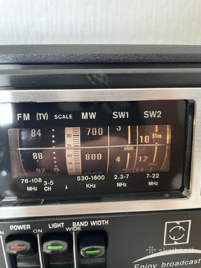 Retro radijo imtuvas Sonitec - nuotraukos Nr. 4