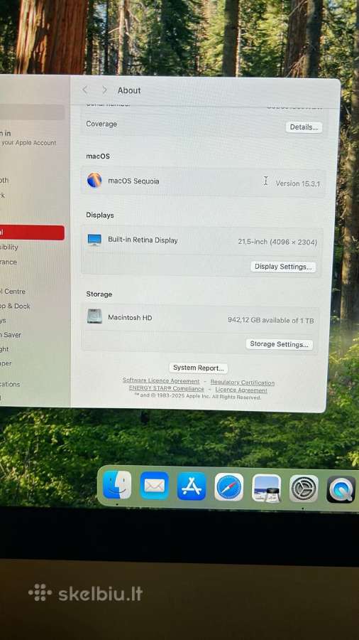 Apple iMac 21.5 Retina 4k (2019) - nuotraukos Nr. 3