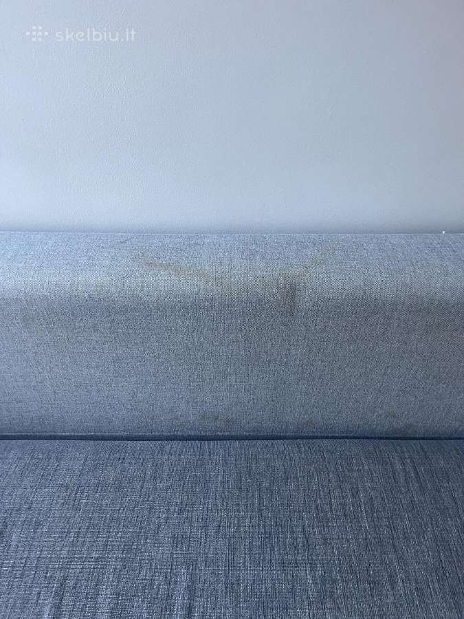 Ištraukiama trivietė pilka sofa-lova - nuotraukos Nr. 3