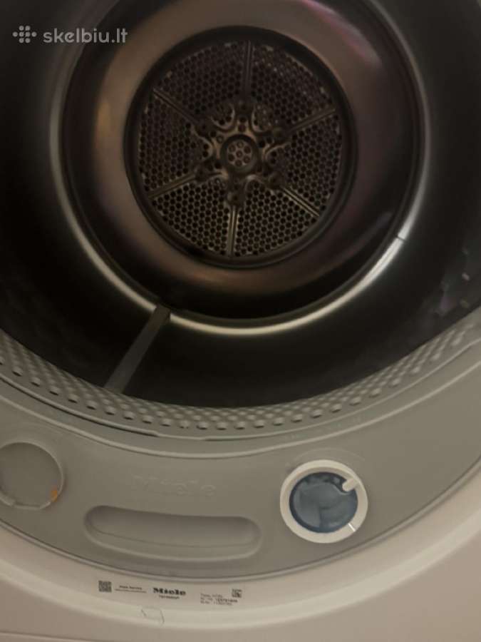 Miele Tef655wp Ecospeed džiovyklė, 8 kg, A+++ - nuotraukos Nr. 3