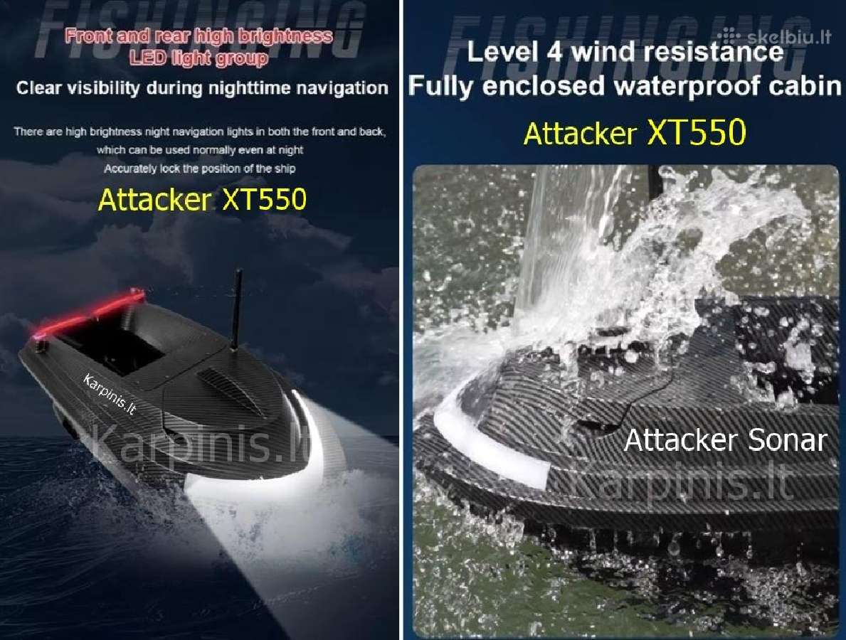 Flytec pašarų laivelis V060 GPS ir echolotas - nuotraukos Nr. 15