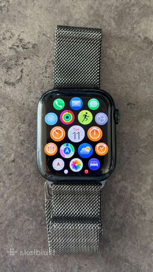 Apple watch series 7 45mm su priedais - nuotraukos Nr. 3