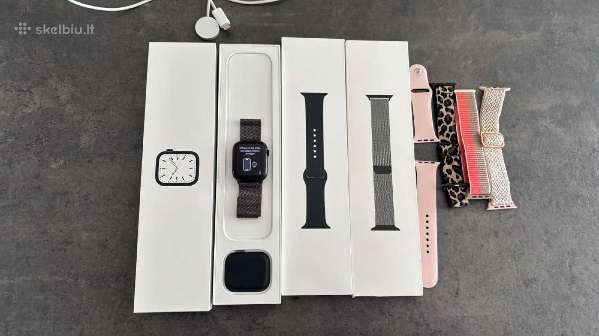Apple watch series 7 45mm su priedais - nuotraukos Nr. 8