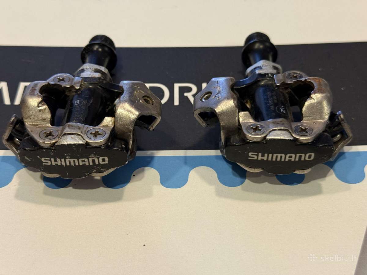 Dviračio pedalai Shimano ir Wellgo - nuotraukos Nr. 2