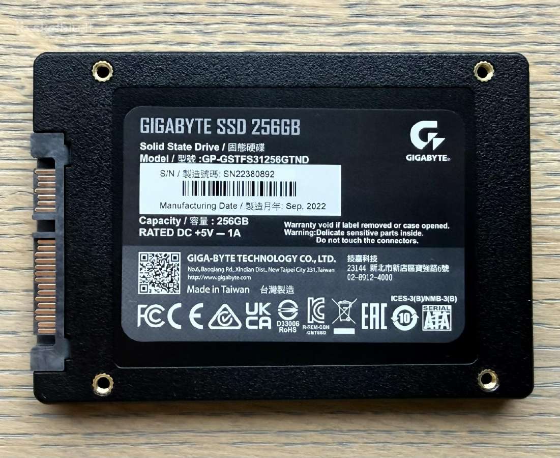 Gigabyte 256gb Sata III SSD - nuotraukos Nr. 2