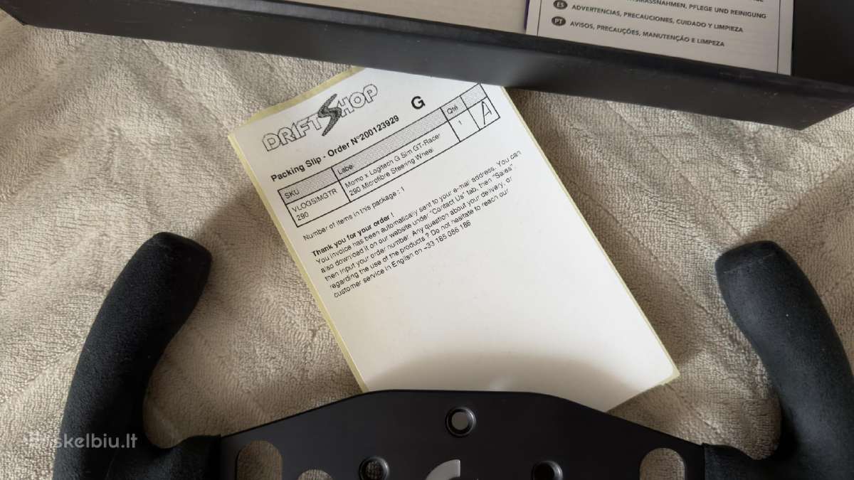 Momo Logitech G Sim GT-racer 290 - nuotraukos Nr. 8