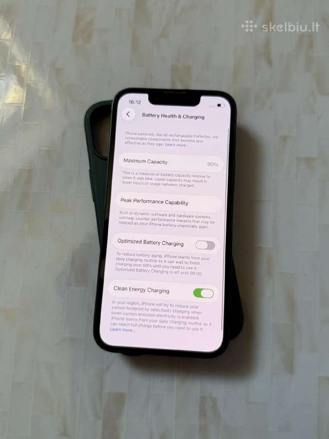 iPhone 13 mini 128gb Green - nuotraukos Nr. 6
