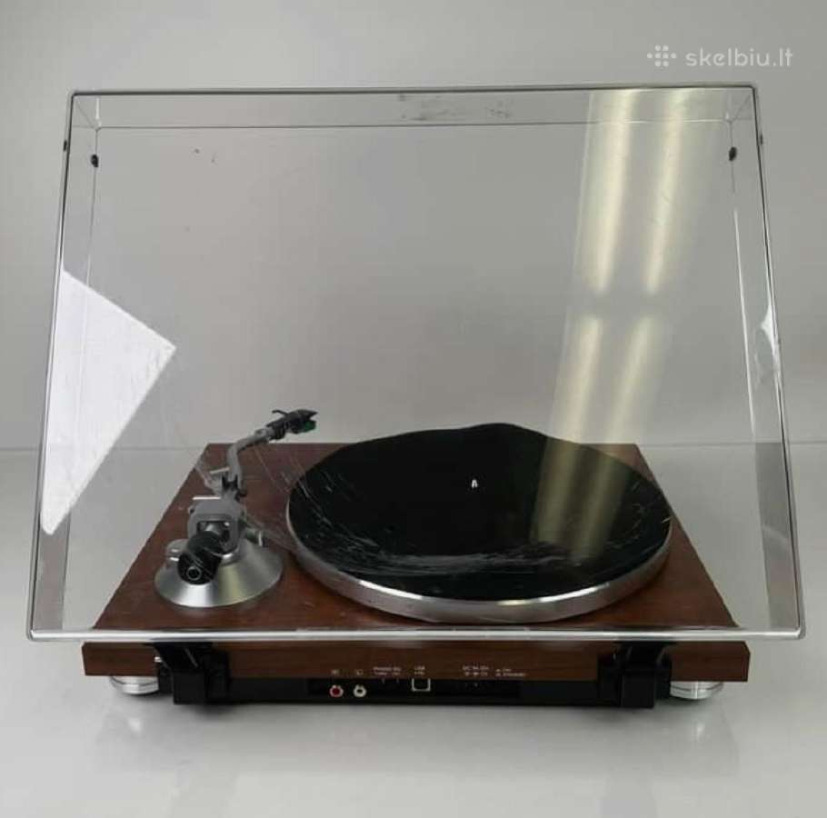 Teac Tn-350 – rudos/riešutmedžio spalvos patefonas - nuotraukos Nr. 2