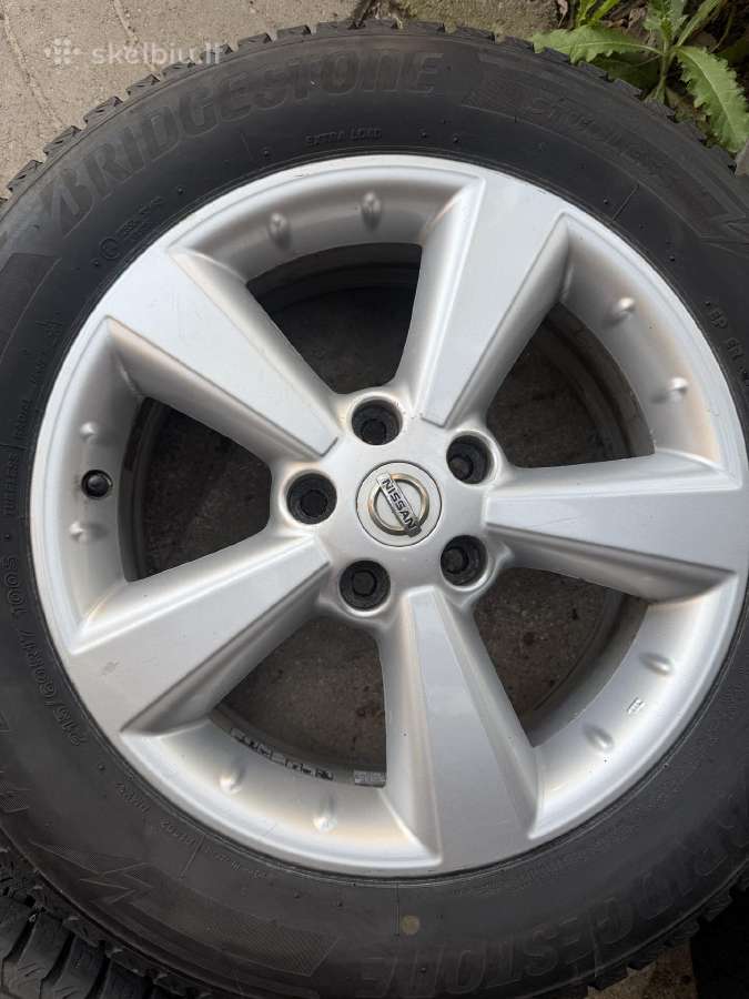Nissan x-trail ratai zieminiai bridgestone padango - nuotraukos Nr. 4