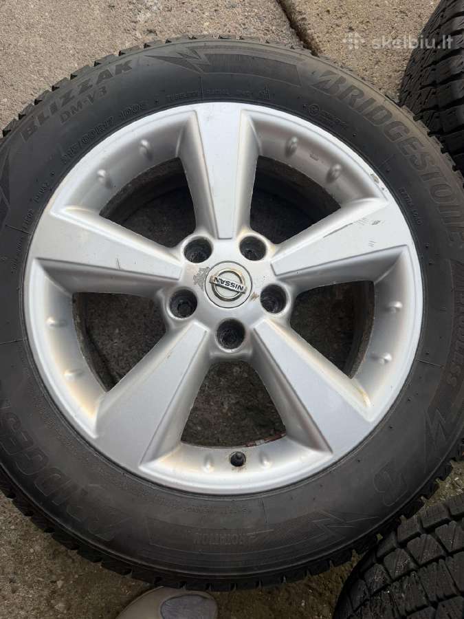 Nissan x-trail ratai zieminiai bridgestone padango - nuotraukos Nr. 6