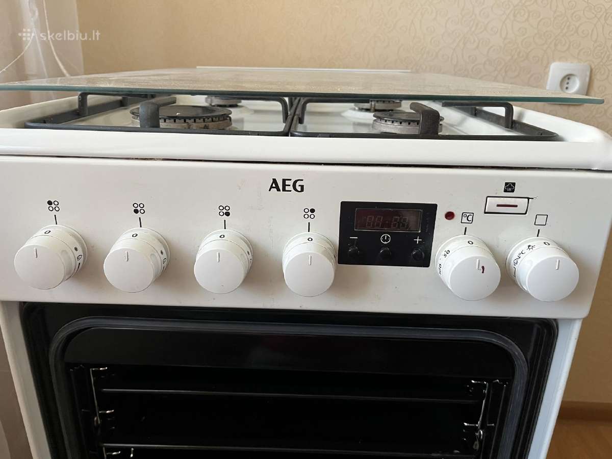 Aeg dujine virykle su elektrine orkaite - nuotraukos Nr. 3