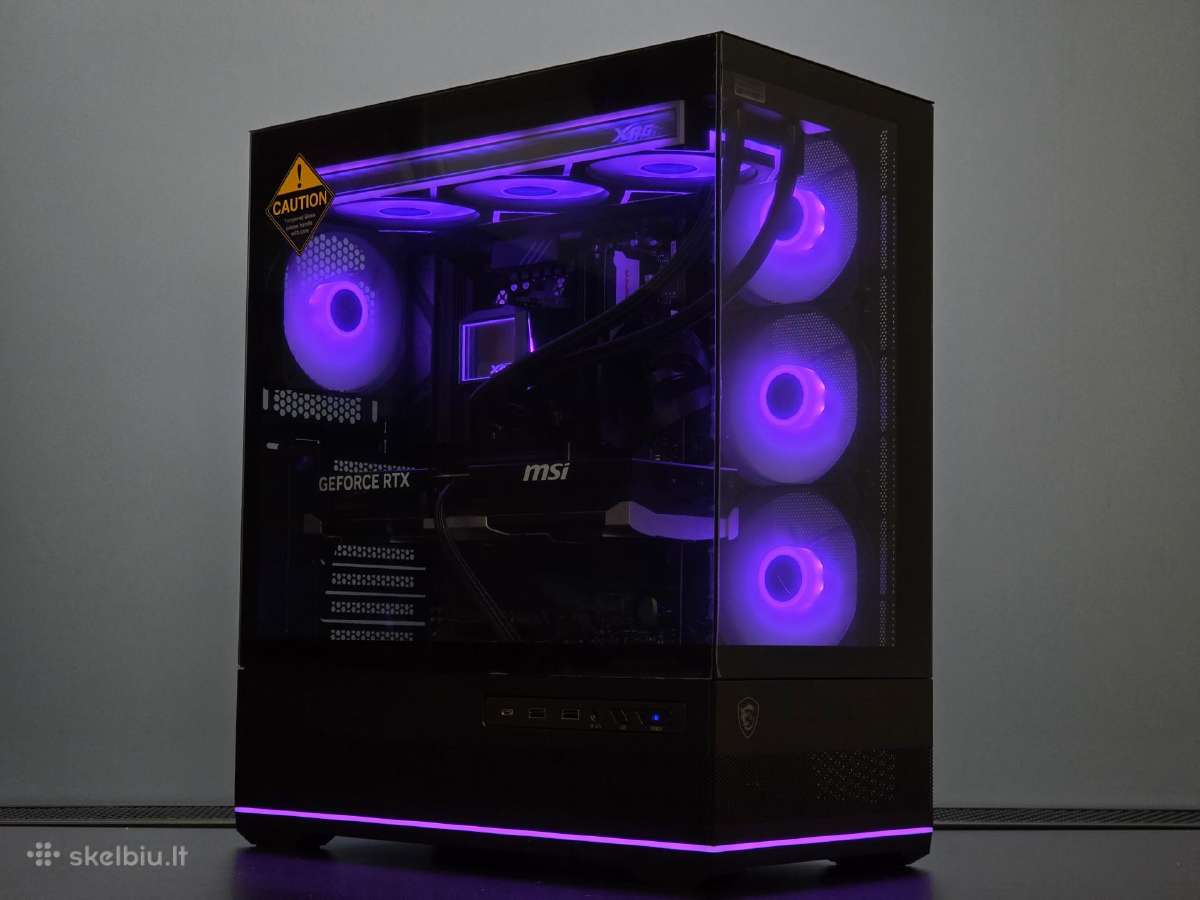 Rtx 5080 Kompiuteris su Ryzen 7 7800x3d, 32gb, 1tb - nuotraukos Nr. 4