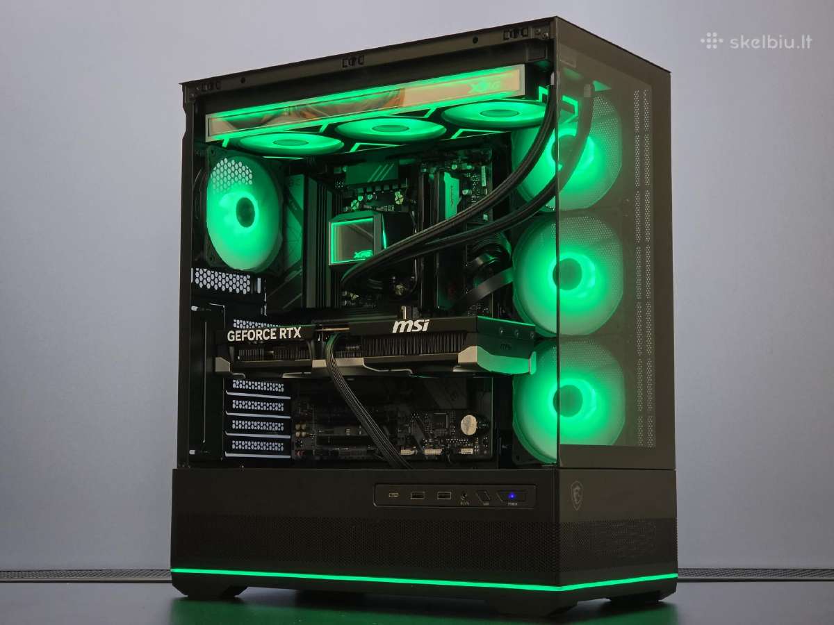 Rtx 5080 Kompiuteris su Ryzen 7 7800x3d, 32gb, 1tb - nuotraukos Nr. 5