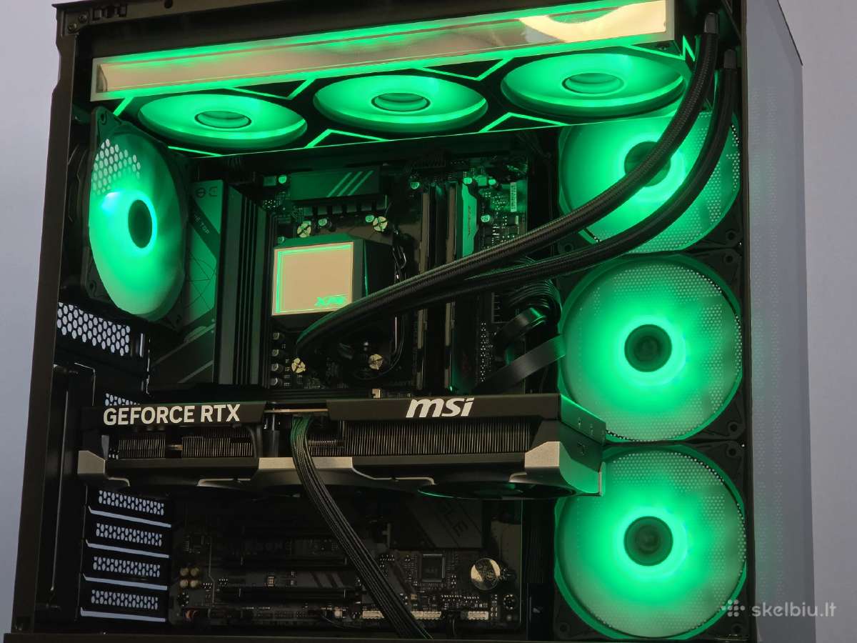 Rtx 5080 Kompiuteris su Ryzen 7 7800x3d, 32gb, 1tb - nuotraukos Nr. 6