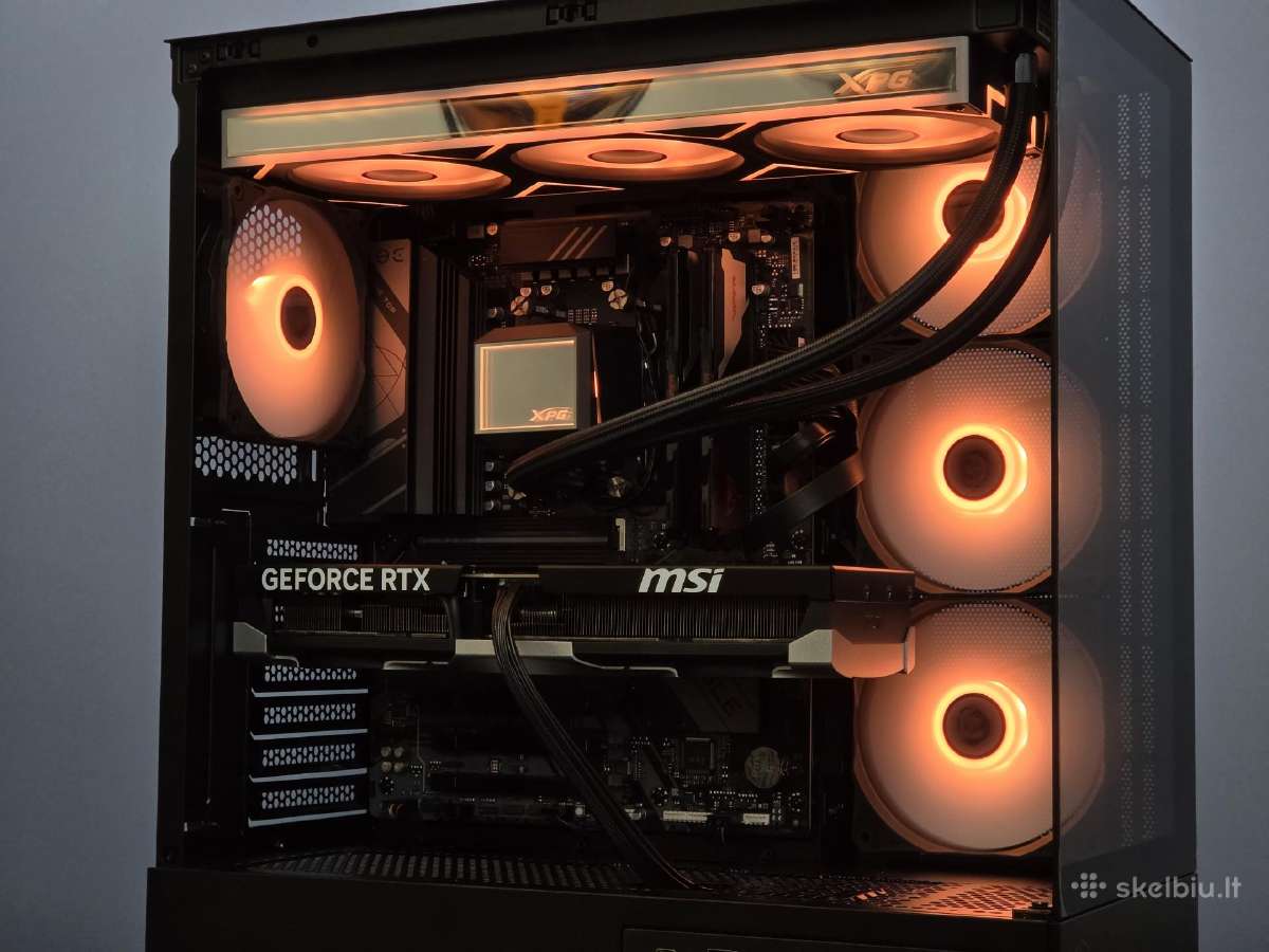 Rtx 5080 Kompiuteris su Ryzen 7 7800x3d, 32gb, 1tb - nuotraukos Nr. 7