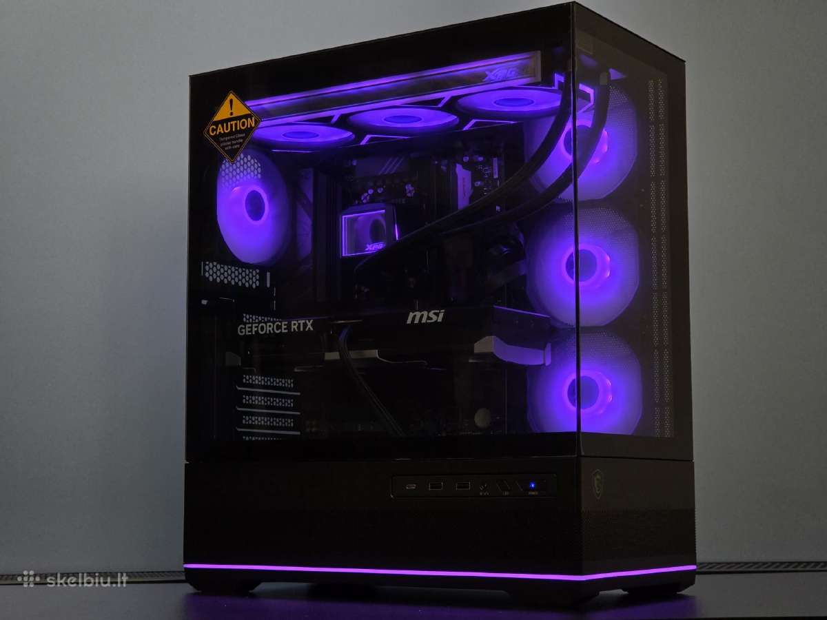 Rtx 5080 Kompiuteris su Ryzen 7 7800x3d, 32gb, 1tb - nuotraukos Nr. 8