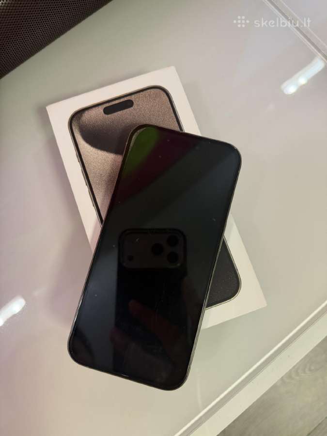iPhone 15 pro natural titan 256gb - nuotraukos Nr. 2