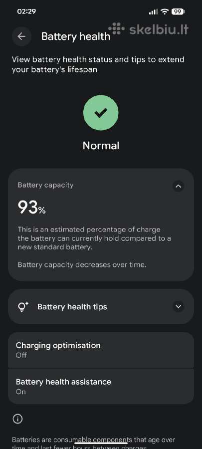 Google Pixel 8a Obsidian - nuotraukos Nr. 10