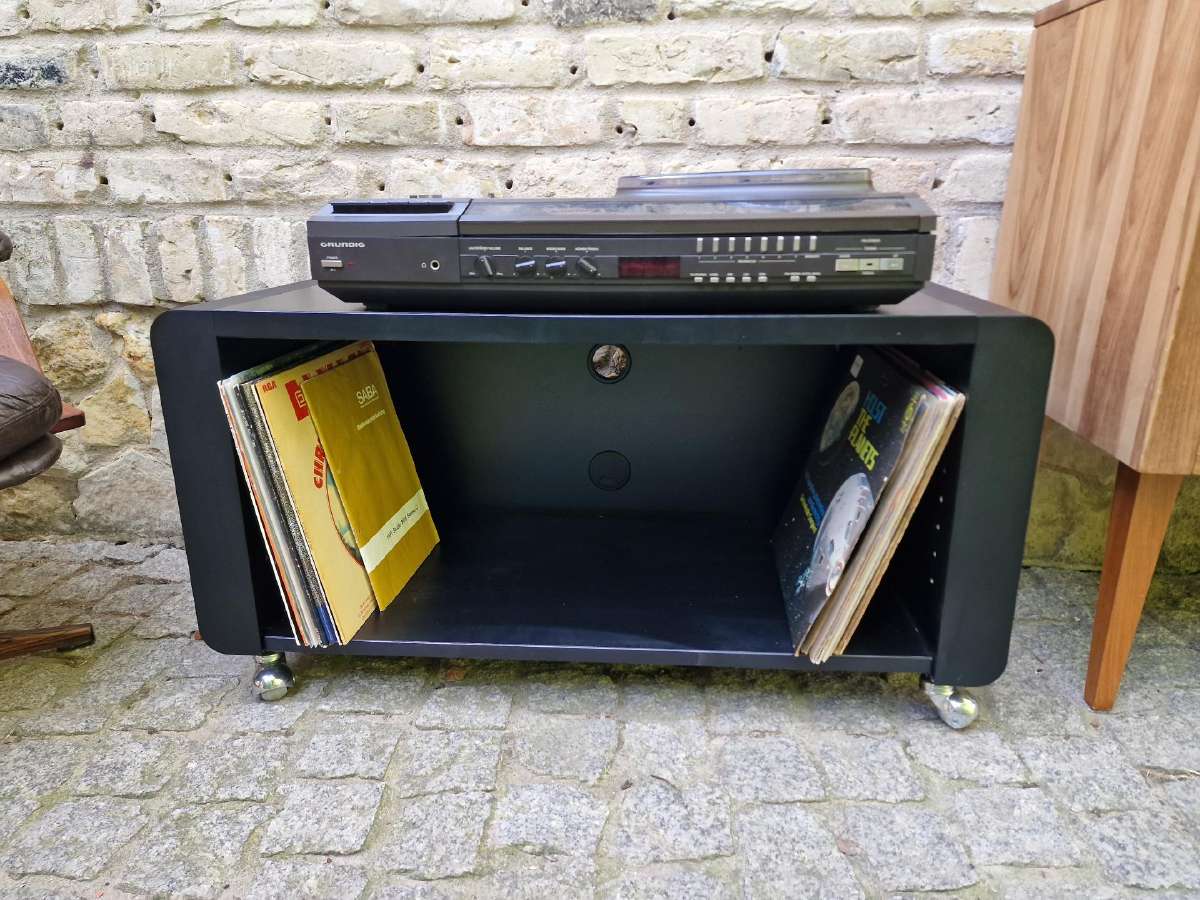 Vintažinė audio konsolė ant ratukų - nuotraukos Nr. 14