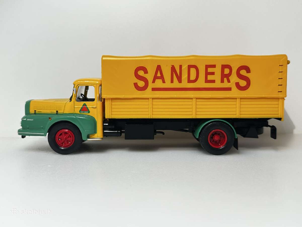 Unic Zu Sanders 1962 geltona/žalia 1:43 IXO - nuotraukos Nr. 3