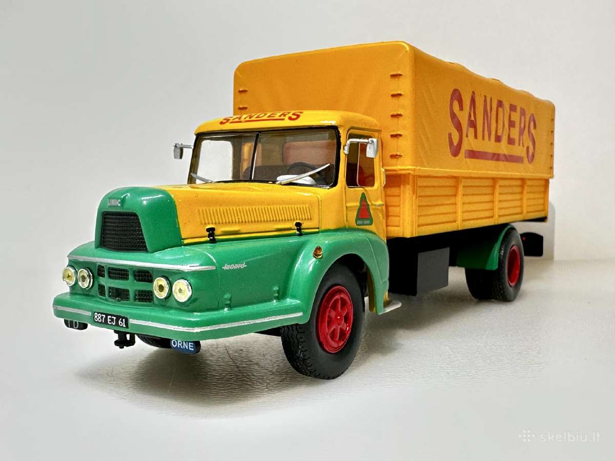 Unic Zu Sanders 1962 geltona/žalia 1:43 IXO - nuotraukos Nr. 4