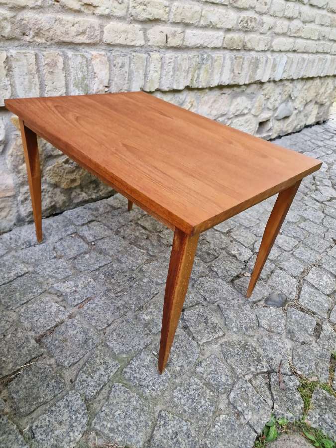 Vintažinis mid century tikmedžio staliukas - nuotraukos Nr. 5