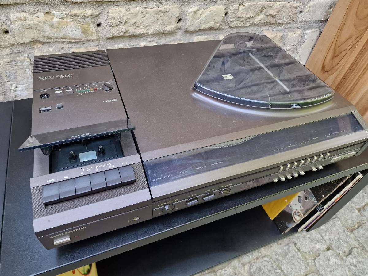 Vintažinis audiocentras Grundig Rpc 1500 - nuotraukos Nr. 6