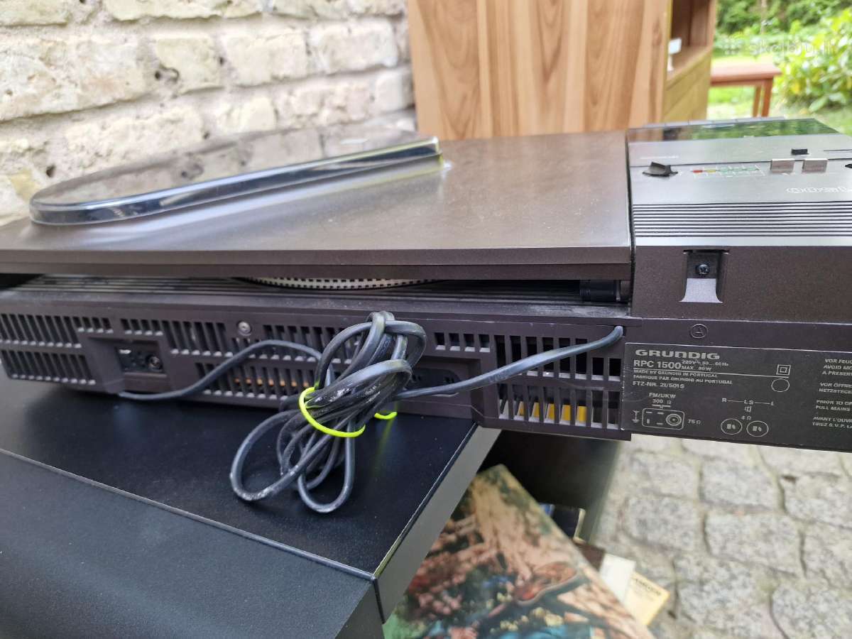 Vintažinis audiocentras Grundig Rpc 1500 - nuotraukos Nr. 17