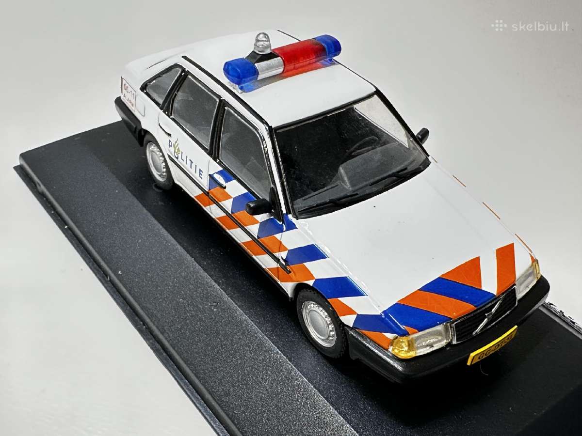 Volvo 440 1992 Politie Nl balta 1:43 Atlas - nuotraukos Nr. 5