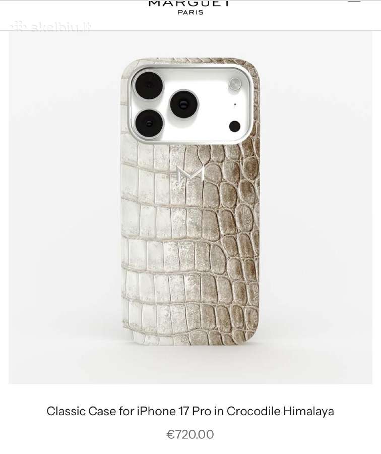 Rajos ir aligatoriaus odos dėklai iphone12 Pro Max - nuotraukos Nr. 6