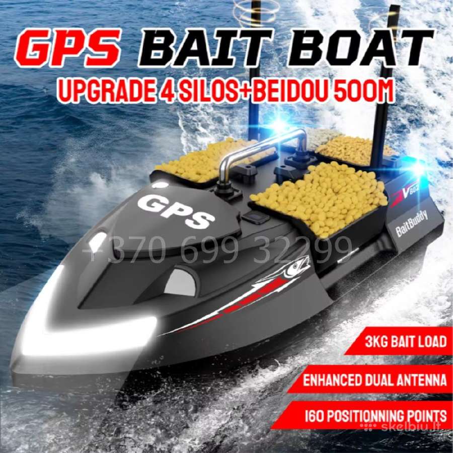 Flytec V802 Pro pašarų laivelis su GPS + Echolotas - nuotraukos Nr. 5