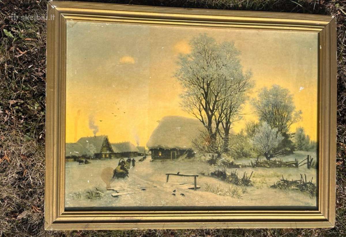 G. Kondratenko paveikslą - Žiemos Vakaras - nuotraukos Nr. 4